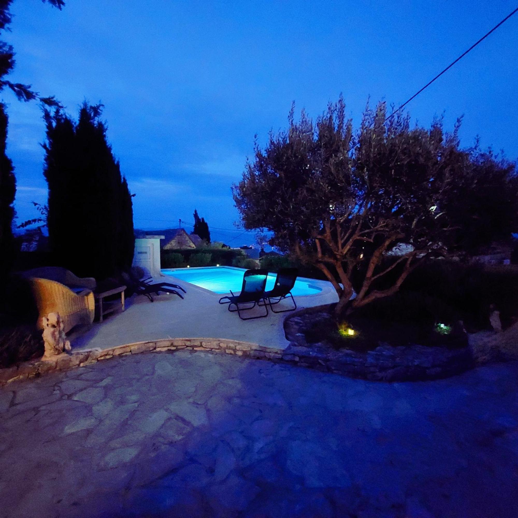 Charming Villa Nika With The Pool Supetar Exterior foto